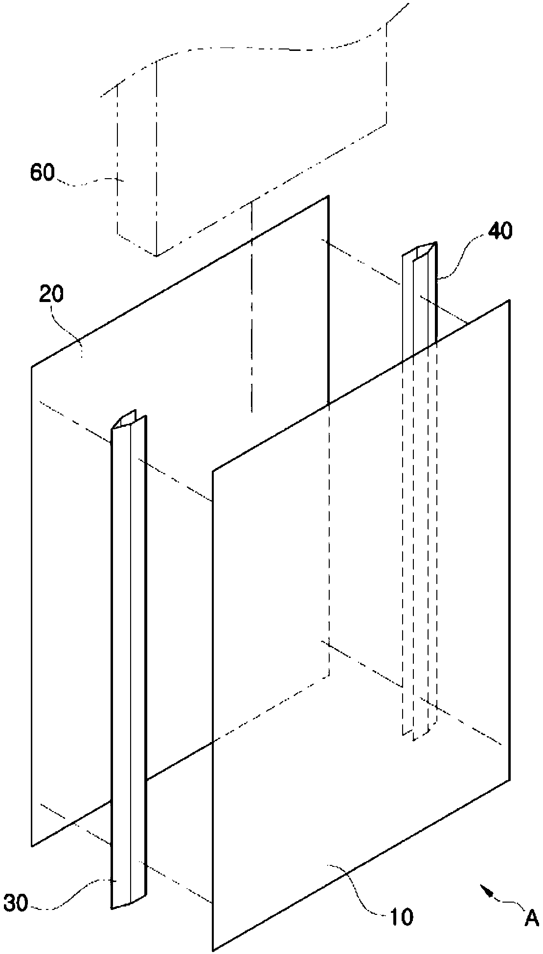 Vacuum insulator covering material