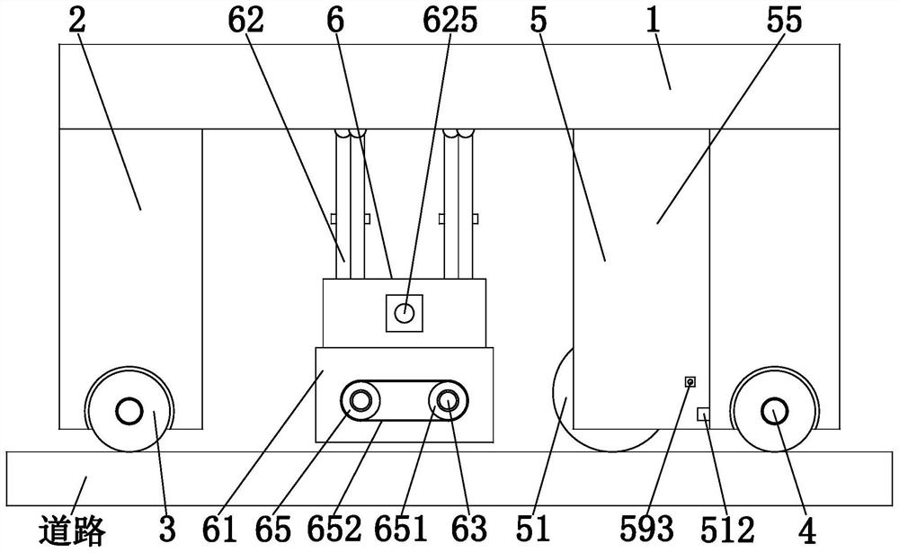 Asphalt concrete road quality detection system and detection method