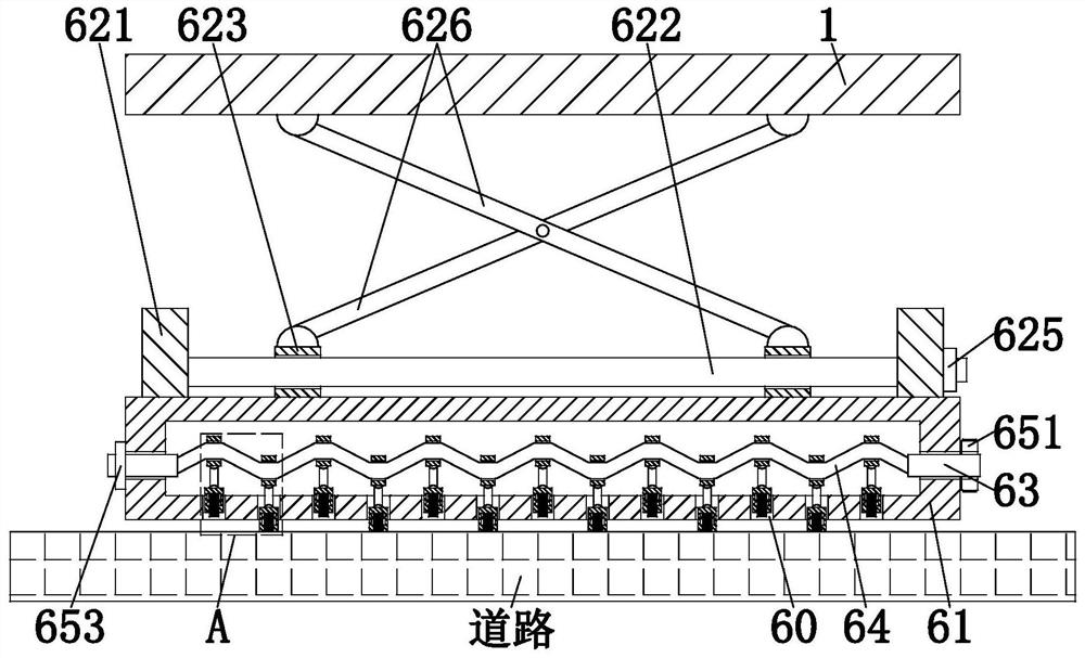 Asphalt concrete road quality detection system and detection method