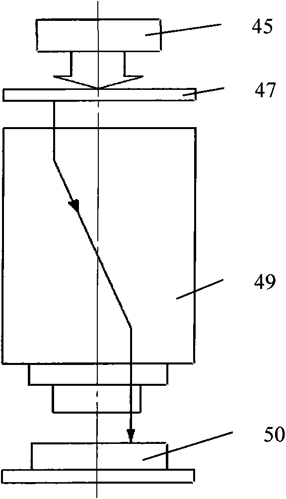 Double-stage switching system of photoetching machine wafer stage