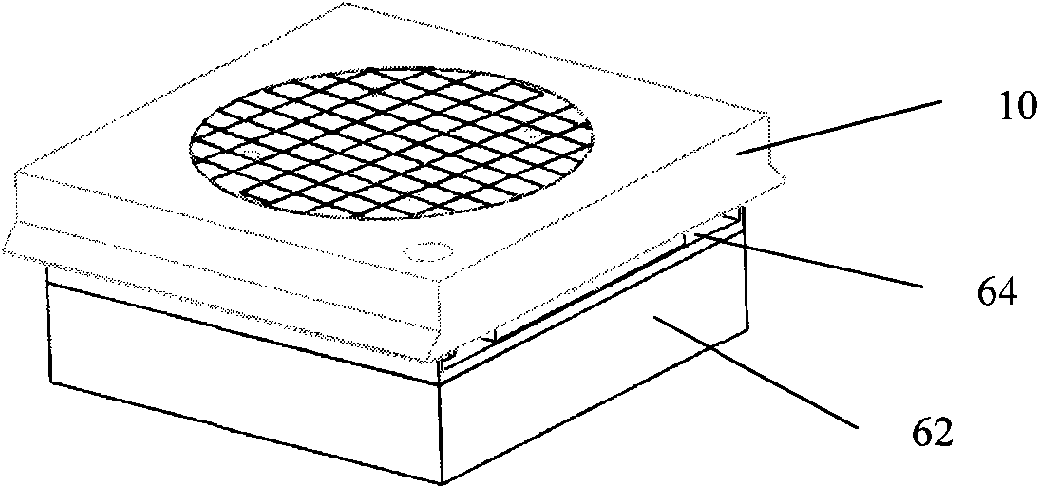 Double-stage switching system of photoetching machine wafer stage