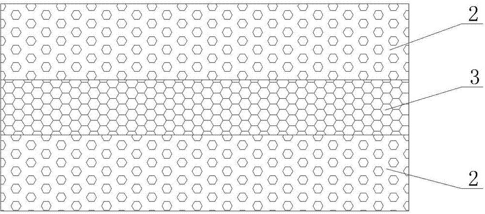 Composite absorbing core body