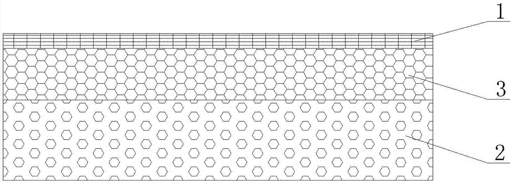 Composite absorbing core body