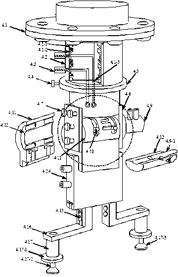 Automatic sanding and polishing device for industrial robot