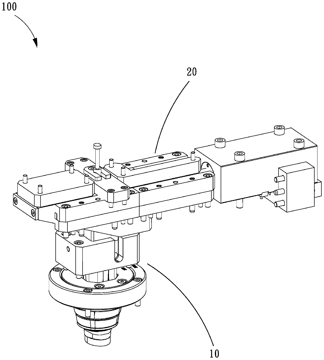 Mold slide device