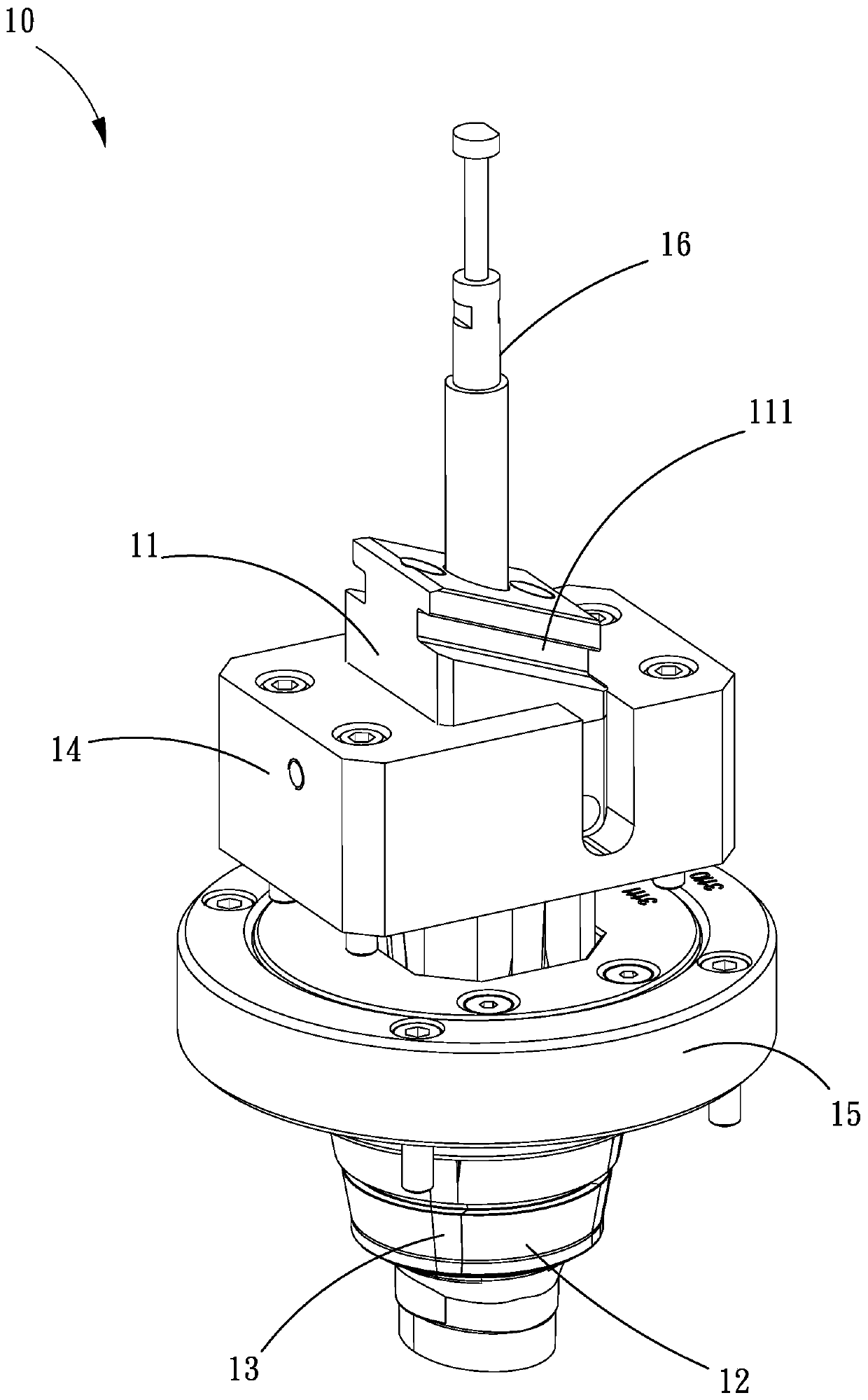 Mold slide device