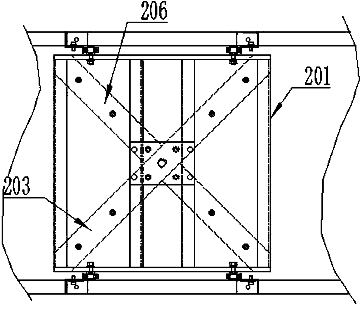 Hand-imitated flour kneading and pressing equipment