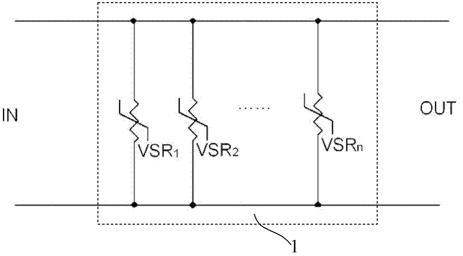 Method and device for suppressing high-energy surge