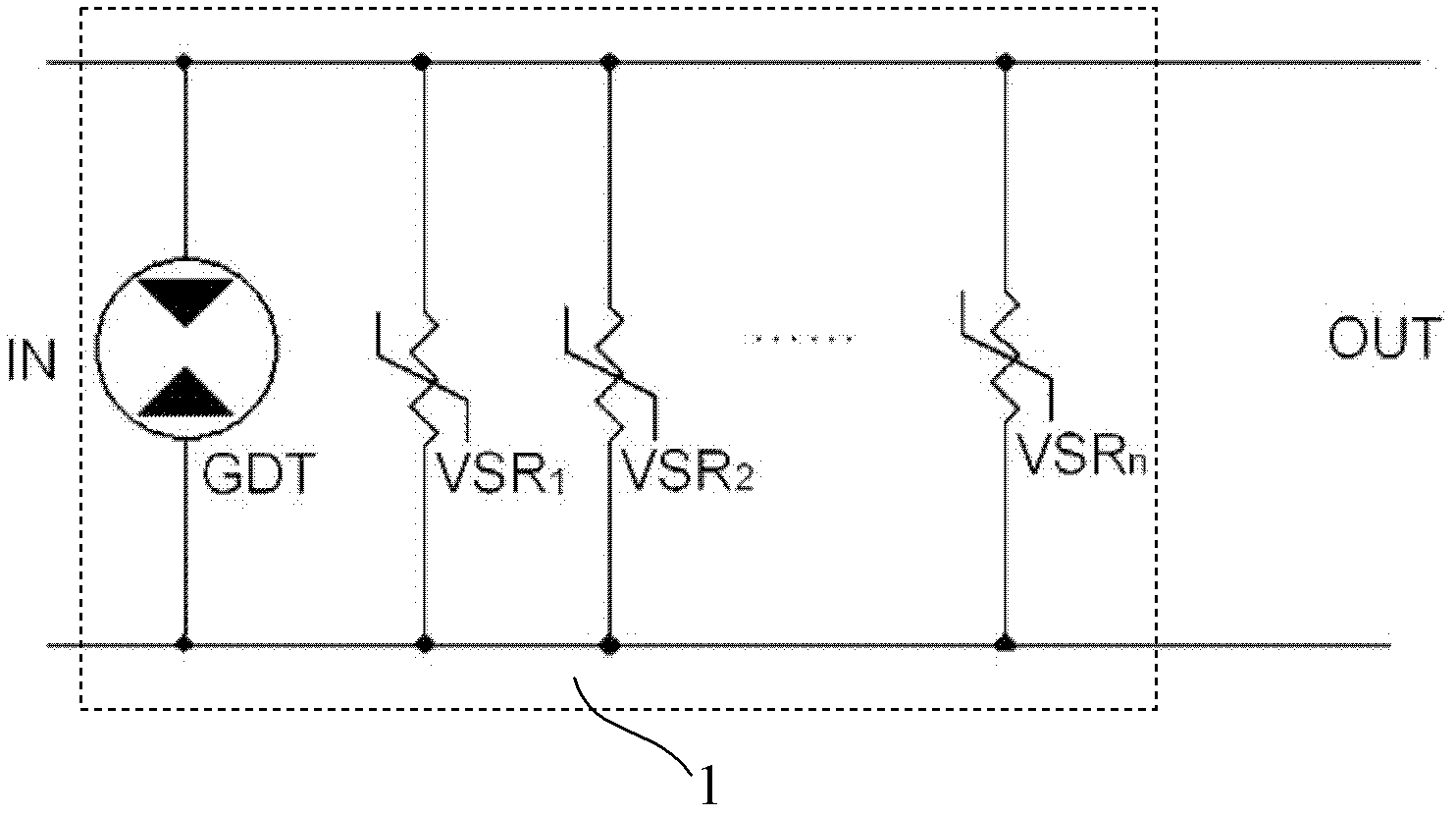 Method and device for suppressing high-energy surge