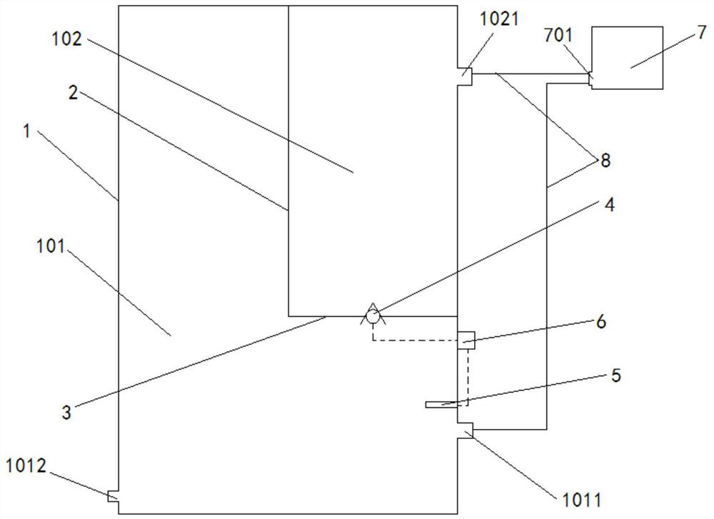 Hydraulic oil tank, temperature control system and temperature control method