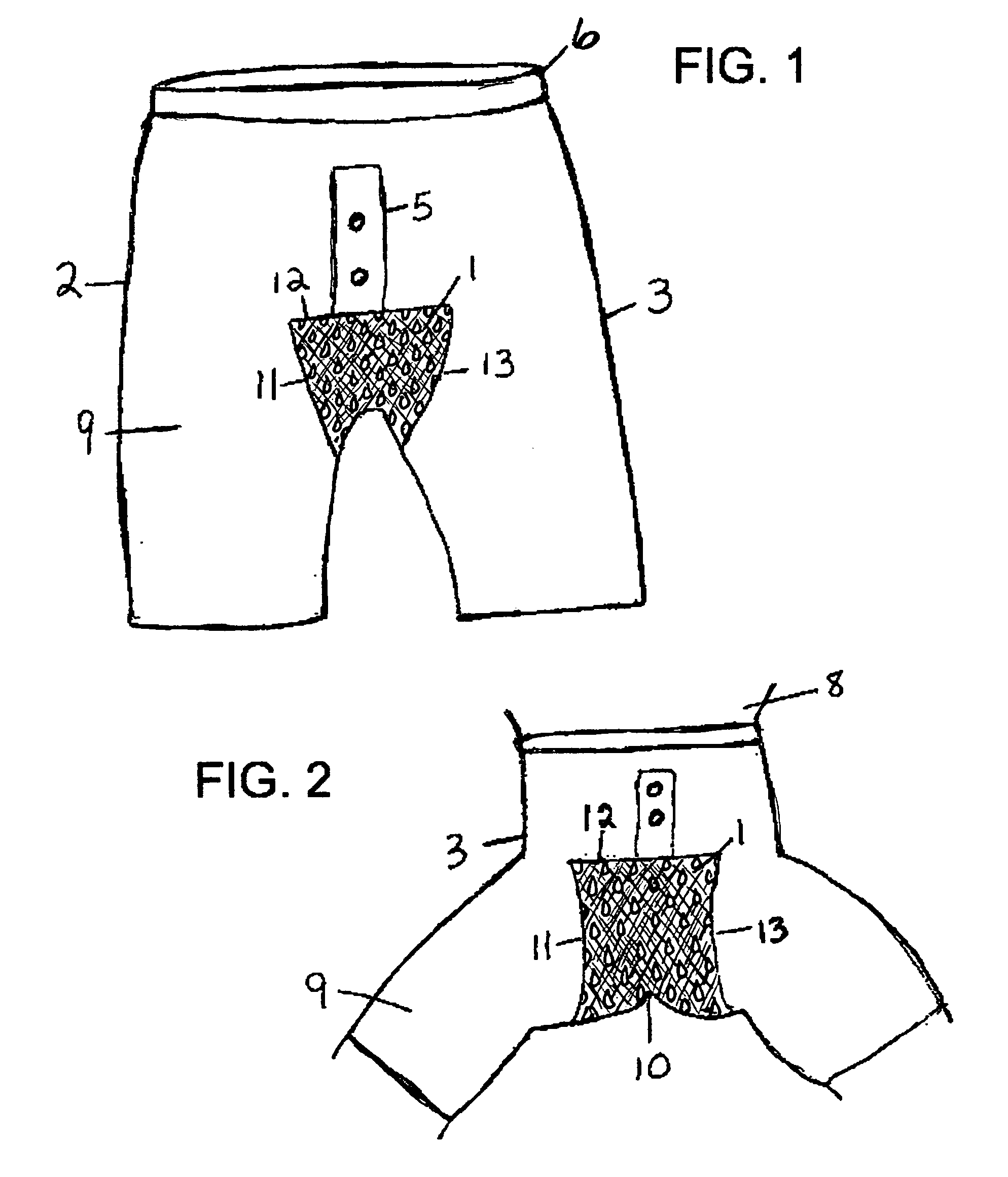 Breathable underwear