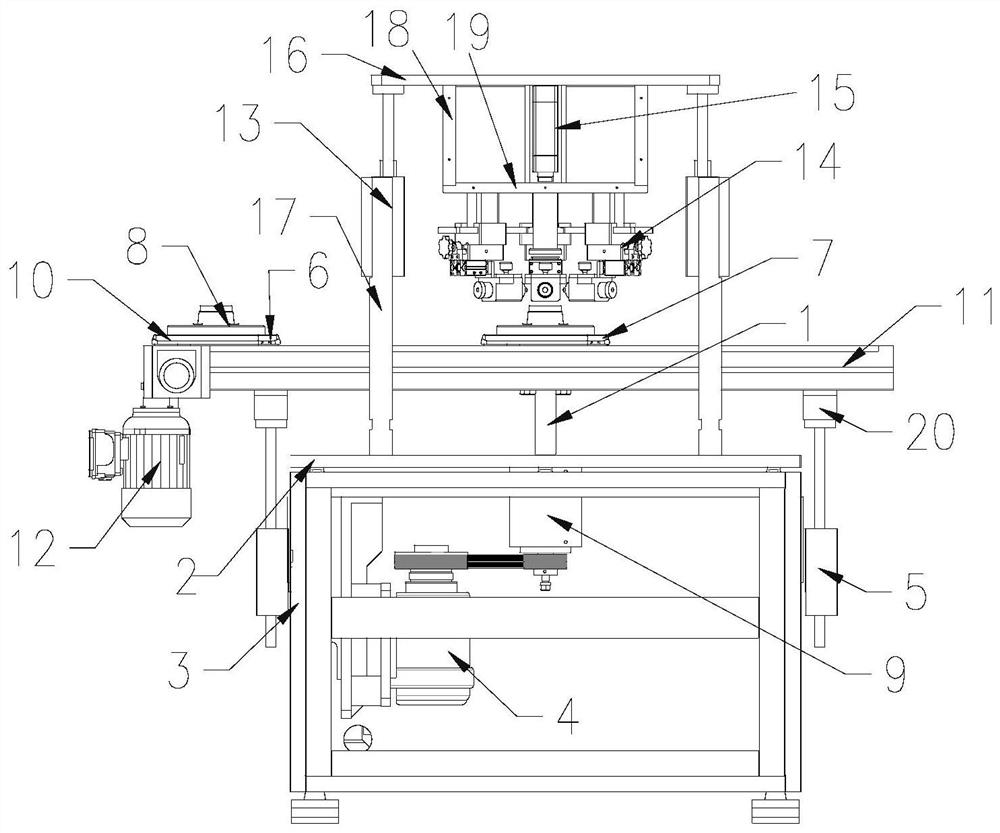 A fully automatic three-generation hub bearing vibration measuring instrument and measuring method