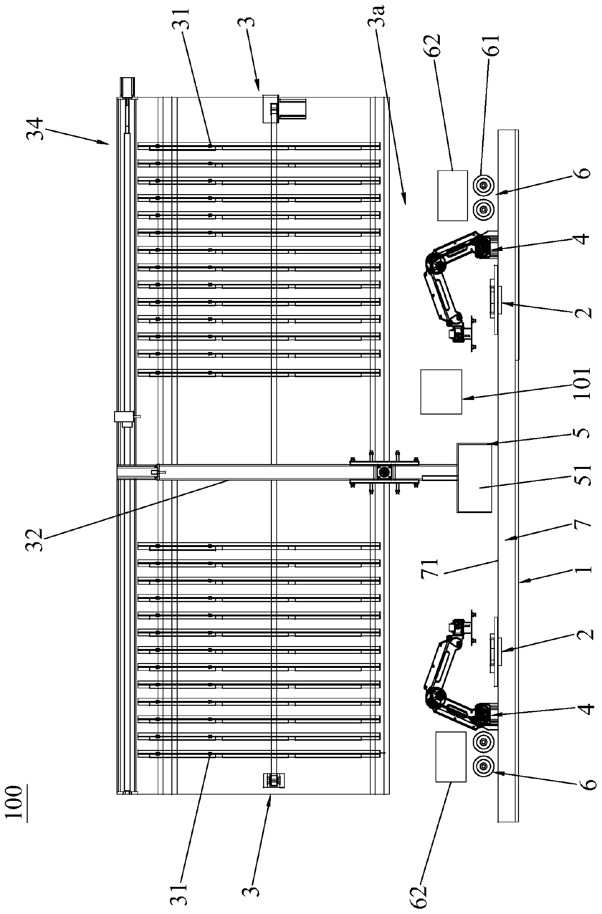 Automatic film sticking machine