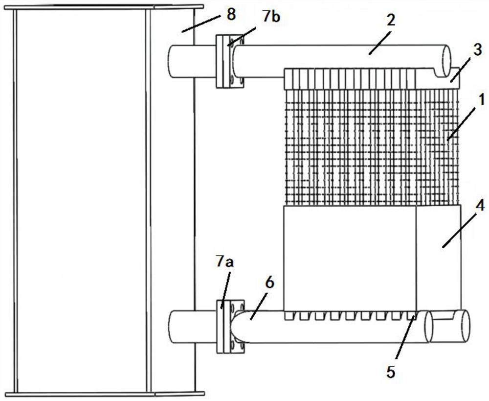 Power transformer oil heat dissipation system with three-dimensional discrete expansion surface