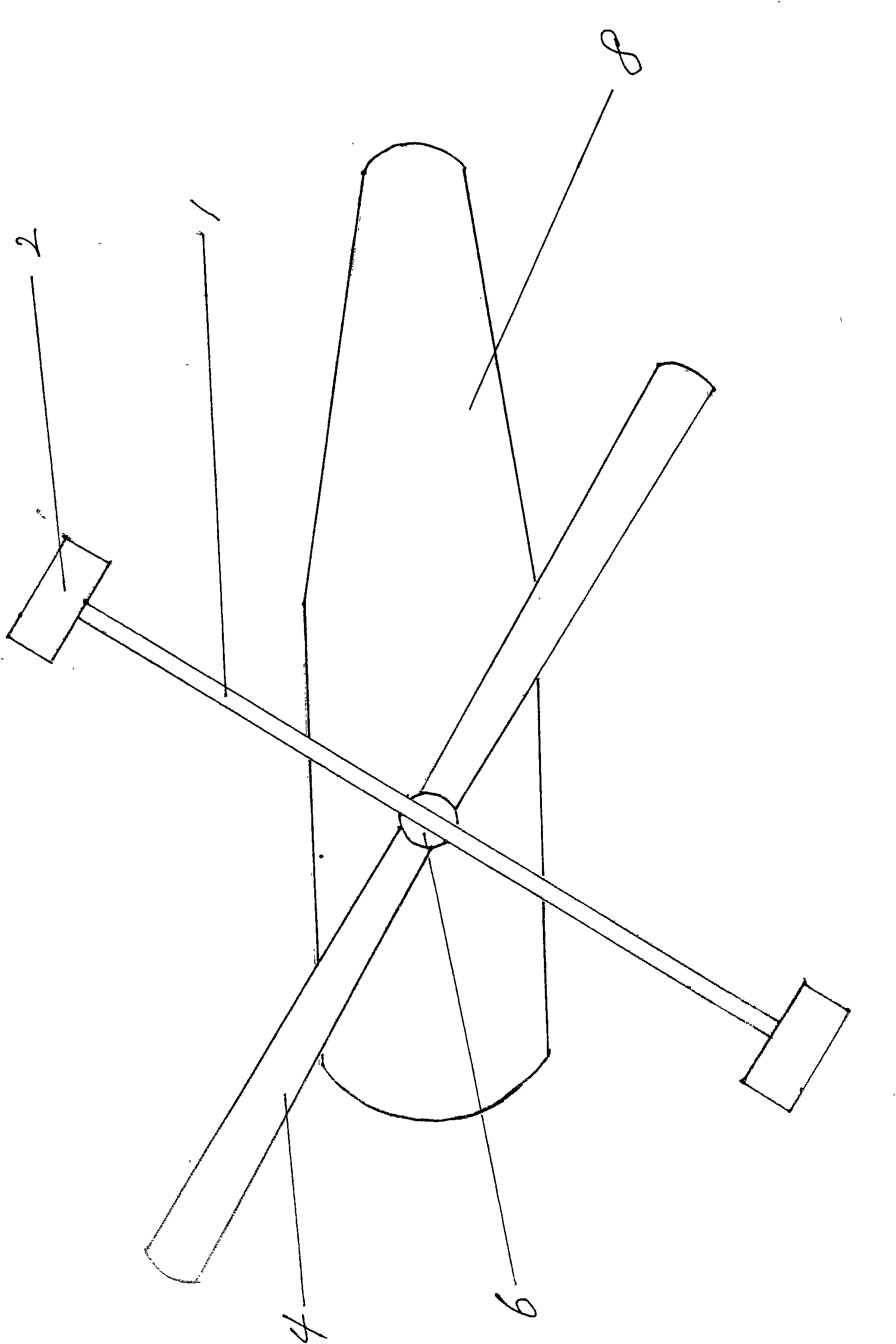 Helicopter with separated tip jet device and main rotor wing