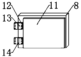 Domestic sewage purification device