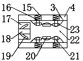 Domestic sewage purification device