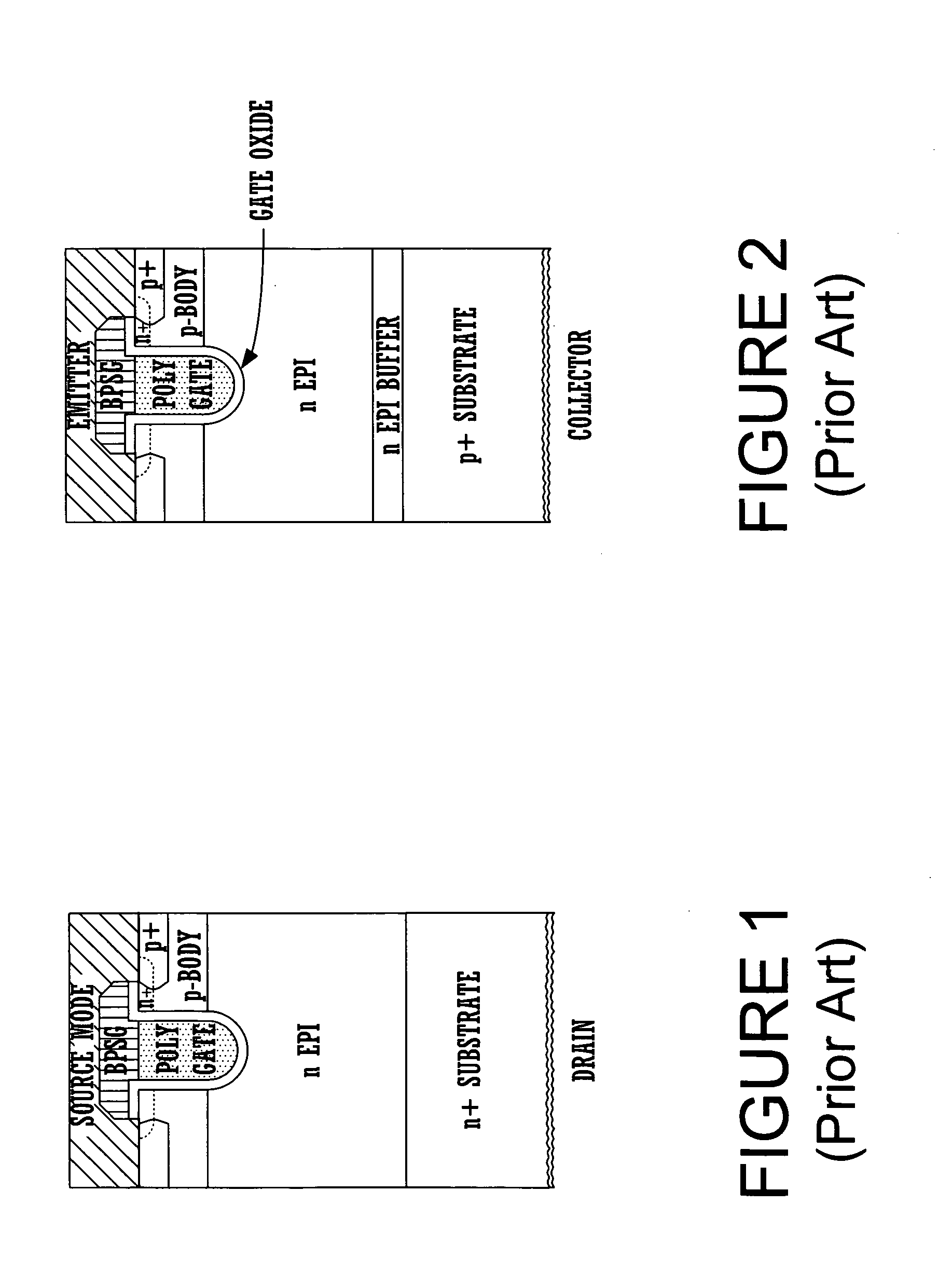 Structures of and methods of fabricating trench-gated MIS devices