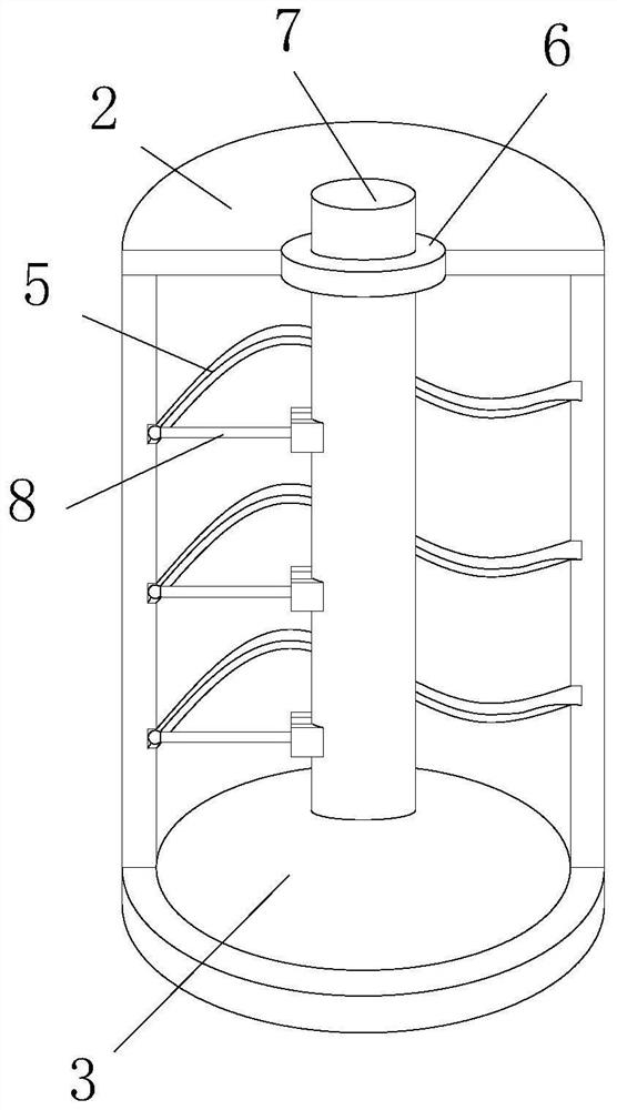 Material separation system based on circular separation in ceramic membrane separation process