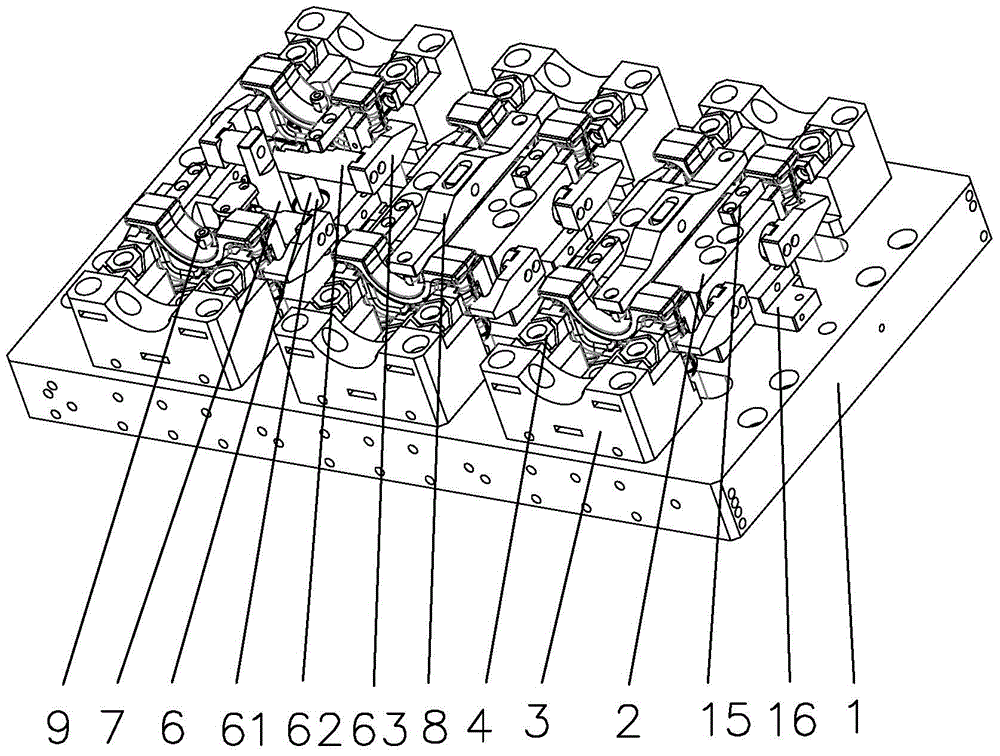 A multi-station self-centering rotating fixture for bearing caps