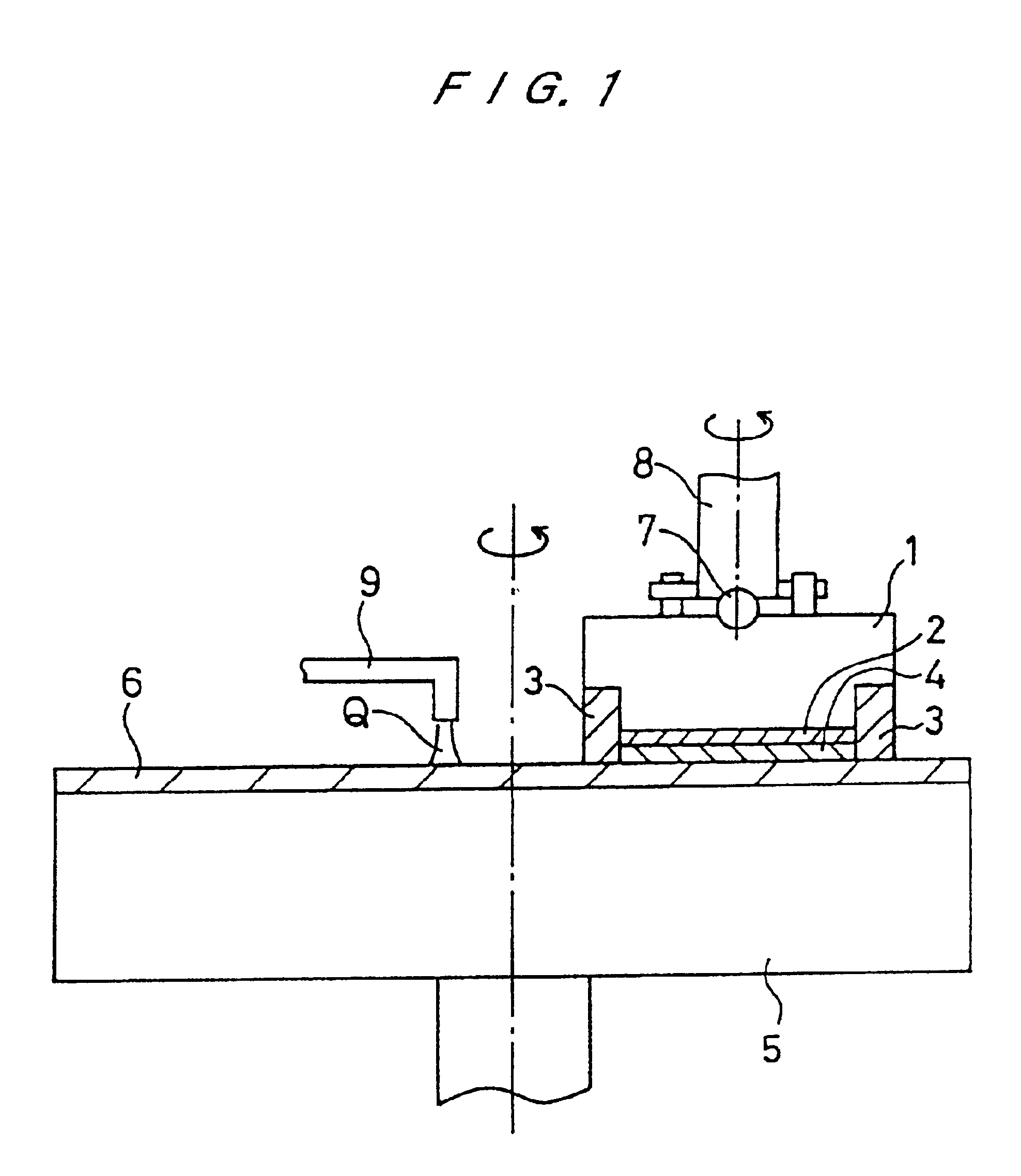 Polishing method using an abrading plate