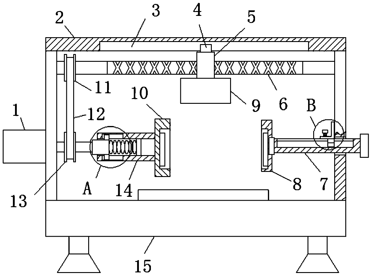 Hardware crimping quality probing device capable of carrying out nondestructive testing