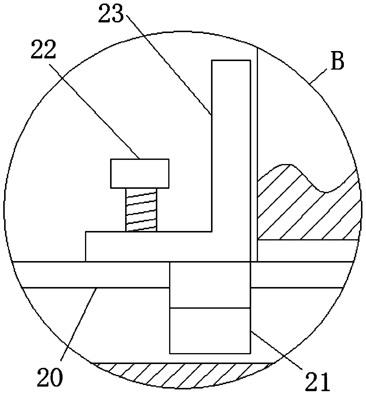 Hardware crimping quality probing device capable of carrying out nondestructive testing