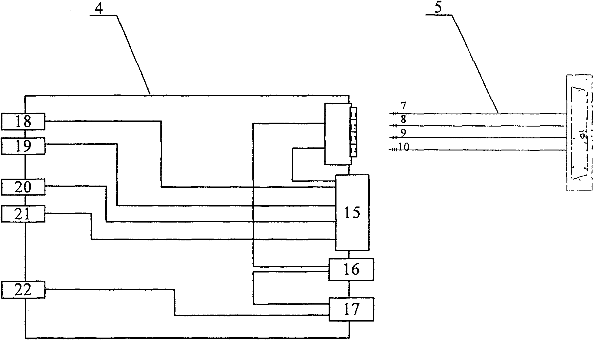 Comprehensive detection control device design method for electric connector