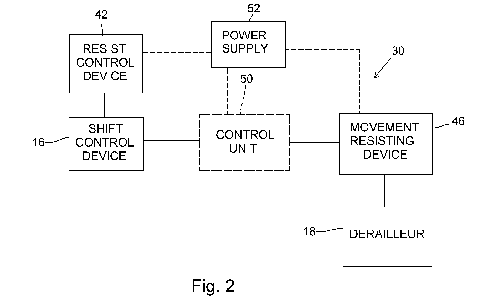 Motion resisting apparatus for a bicycle derailleur