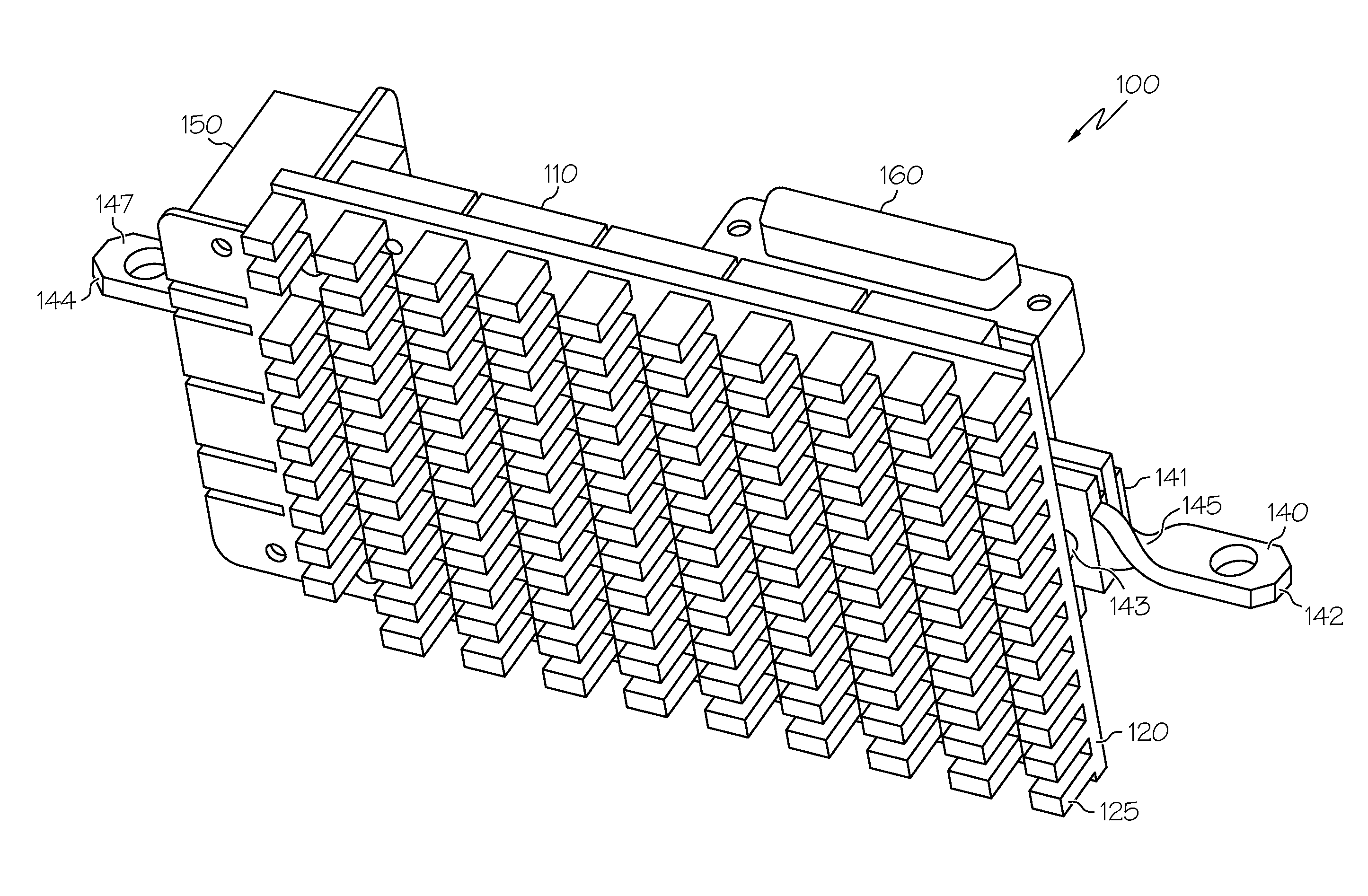 High power solid state power controller packaging