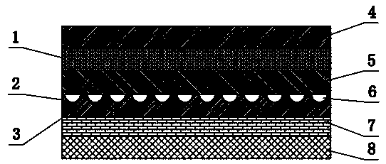 Light storage film and preparation method thereof