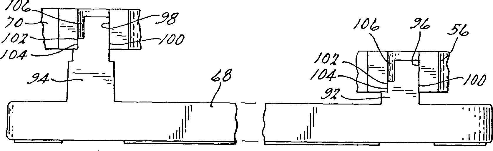 Oldham's coupling screw compressor with gap