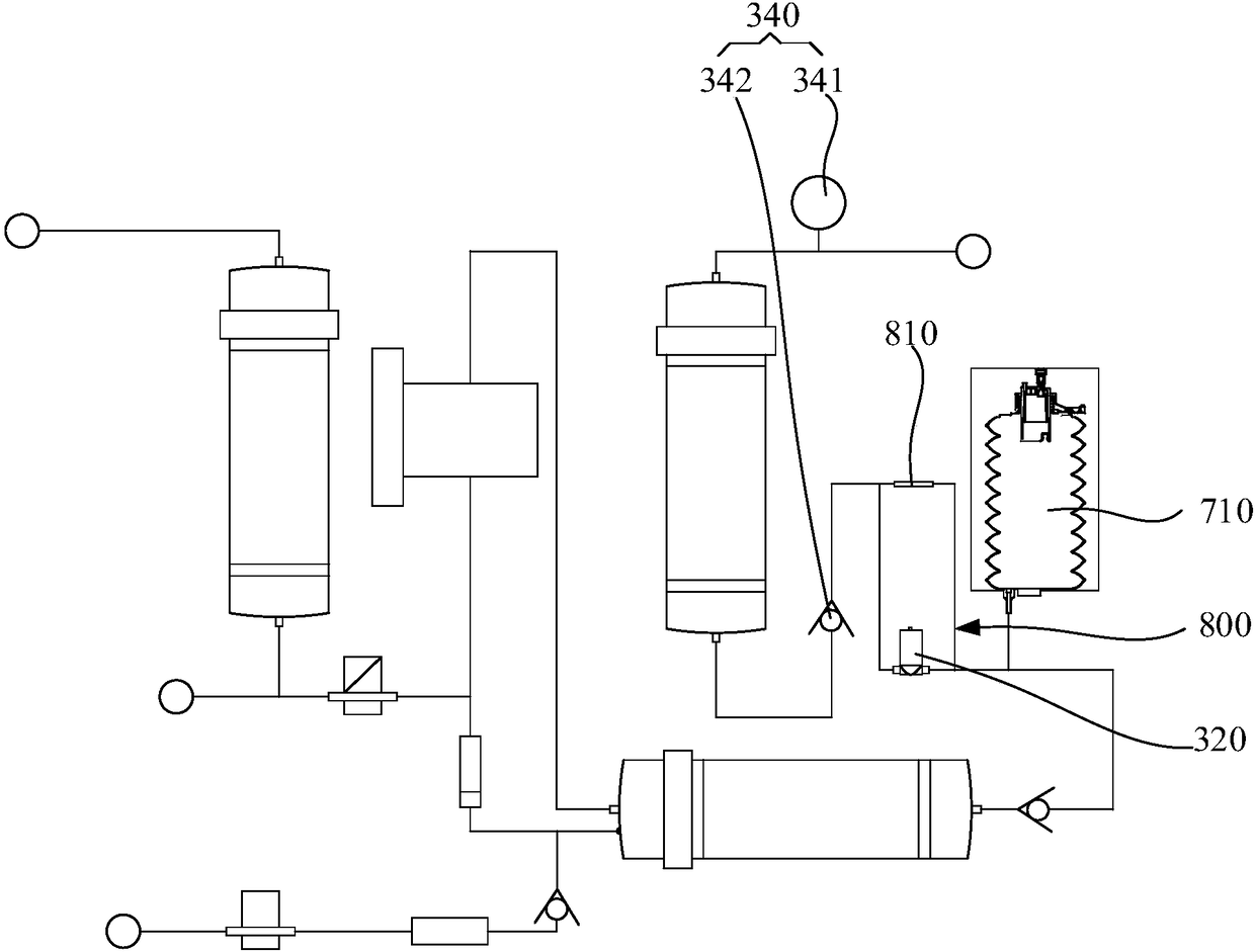 Reverse osmosis membrane water purifying device and water purifier