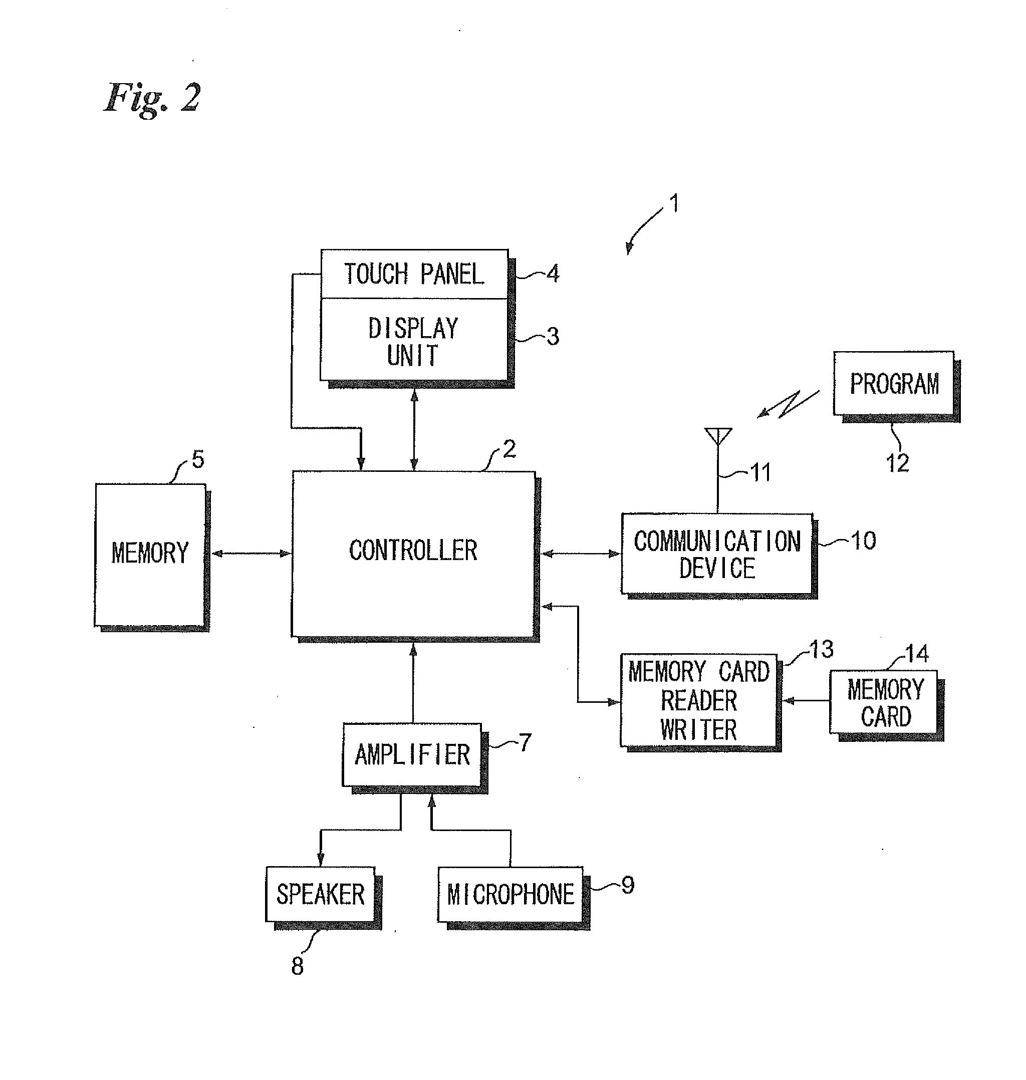 Portable display device, and method for controlling operation of same