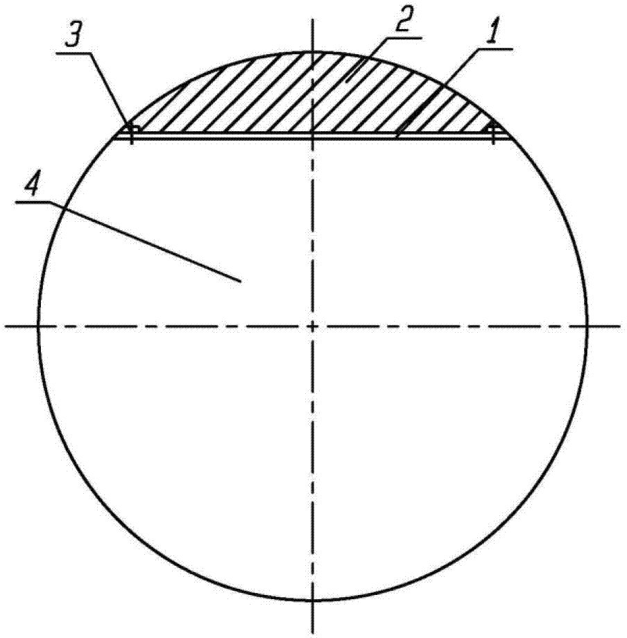 Inner sleeve plate structure of packed fractionating tower