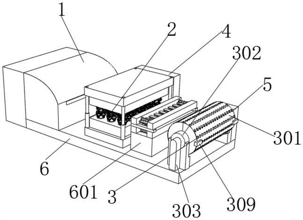 Winding and conveying equipment for outdoor trampoline protective net production