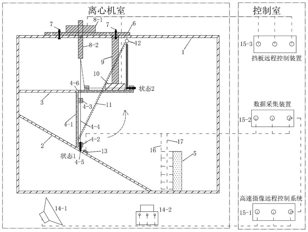 A simulation test system for the whole process of dynamic evolution of dam-break debris flow