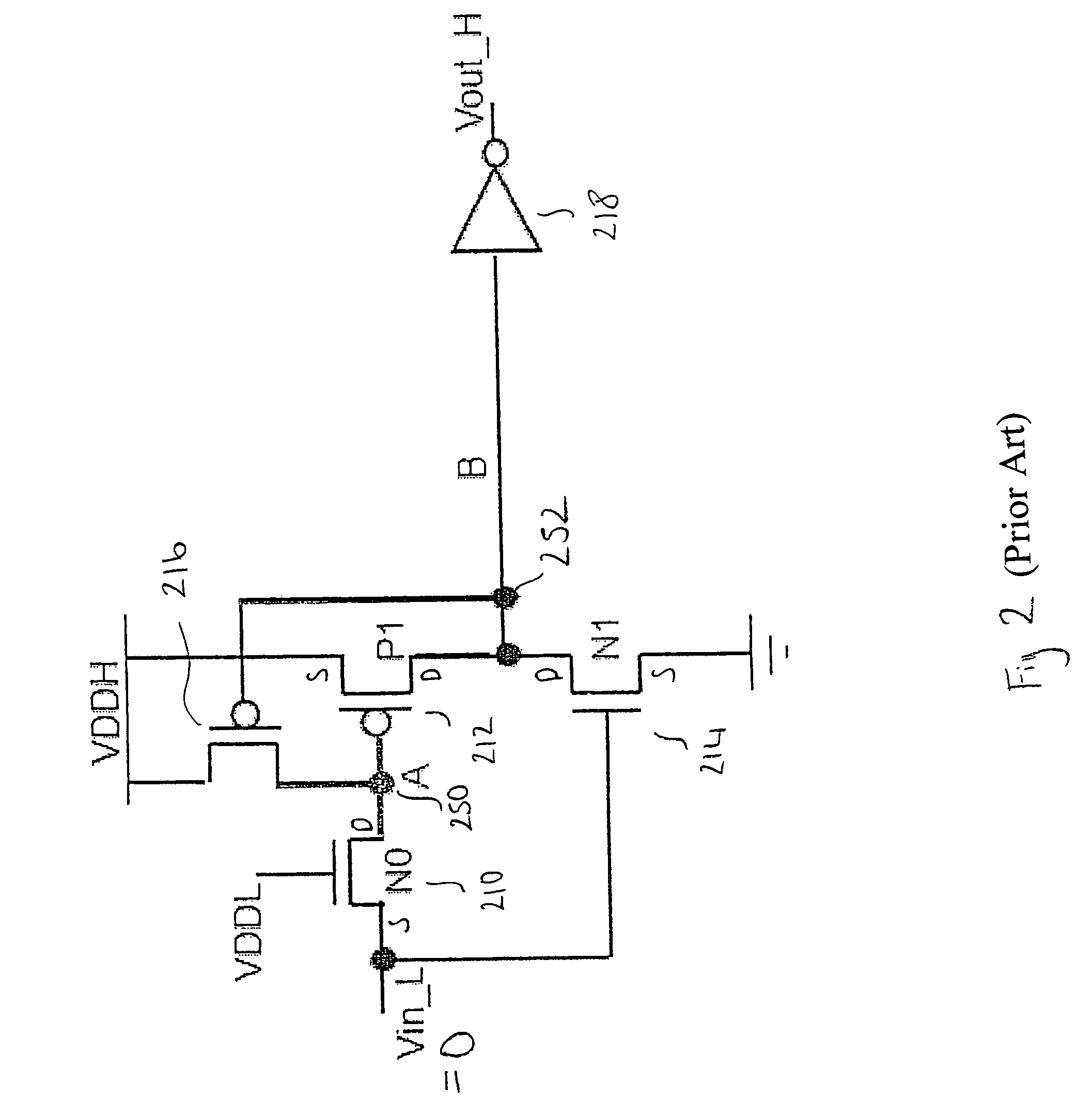 Voltage level shifter