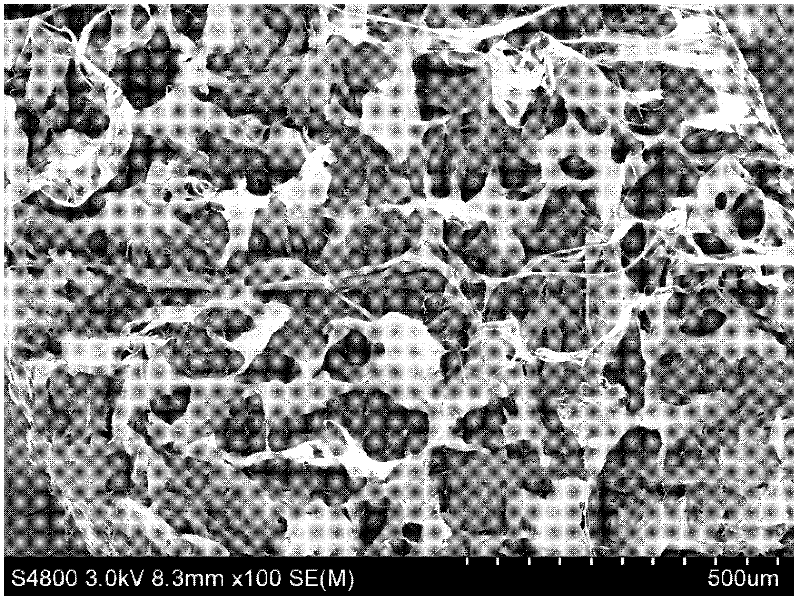 A method for adjusting pores of porcine acellular dermal matrix for tissue engineering