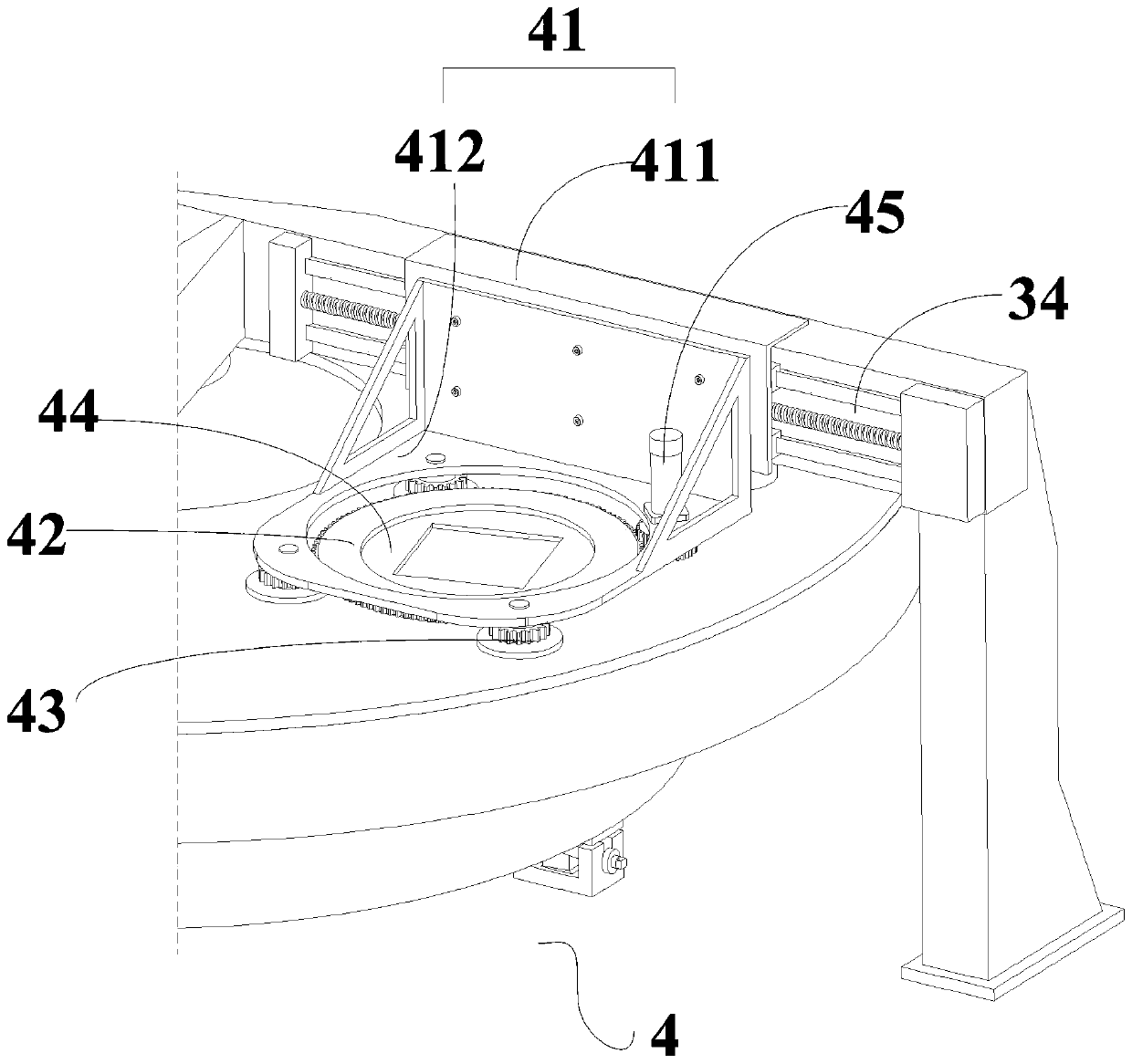 Intelligent ring throwing machine tool and control method thereof