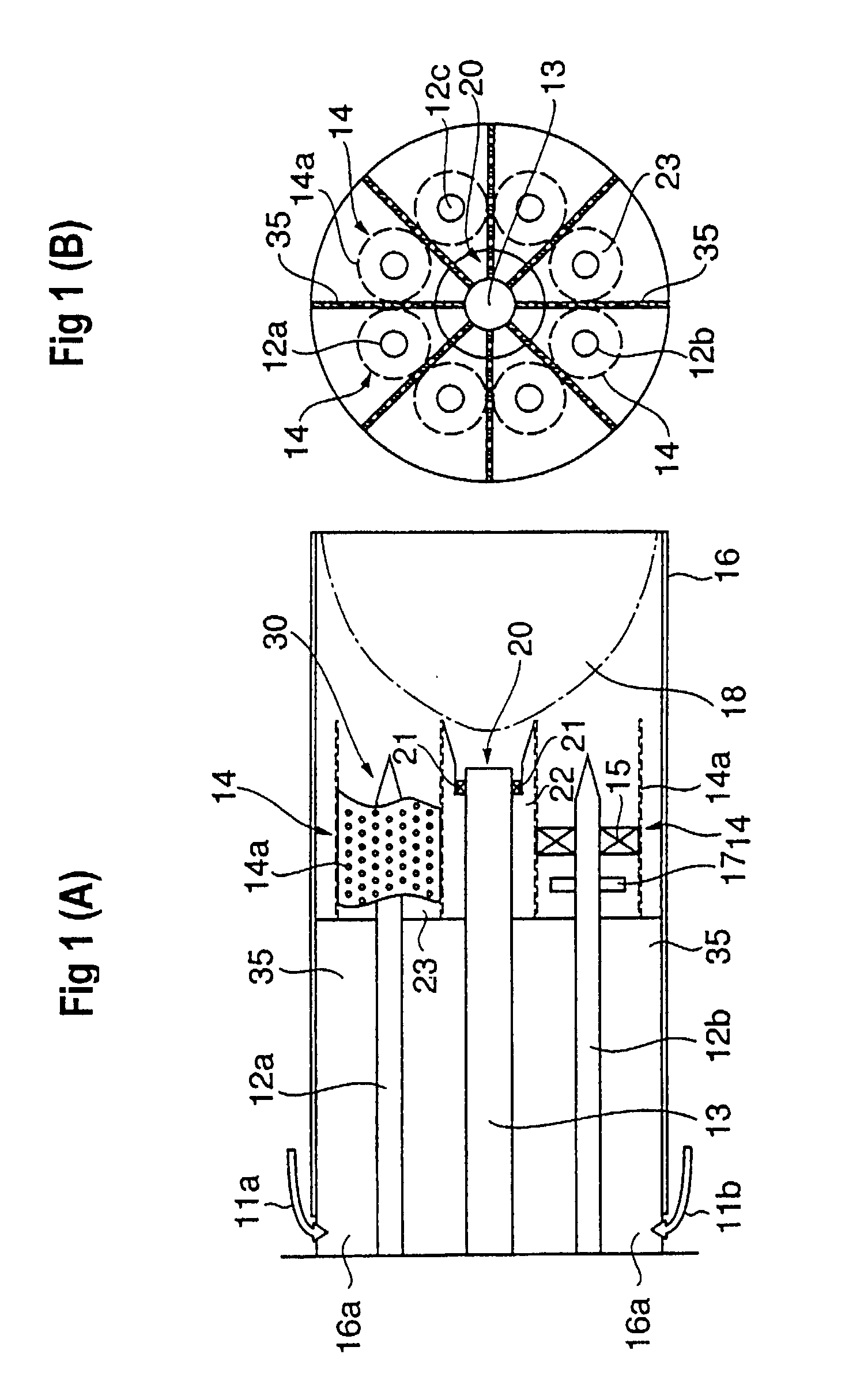 Gasturbine and the combustor thereof