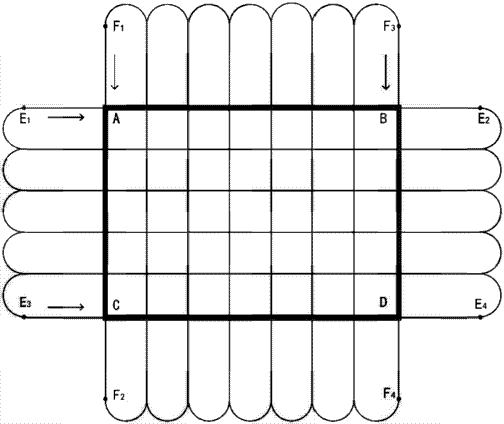 Flight-line design method with single-lens oblique photography, system and aerial photography method