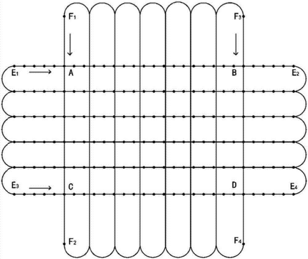 Flight-line design method with single-lens oblique photography, system and aerial photography method