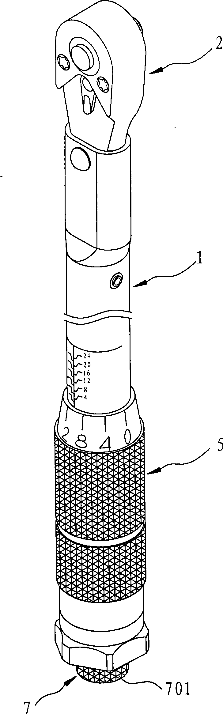 Torque wrench with control unit