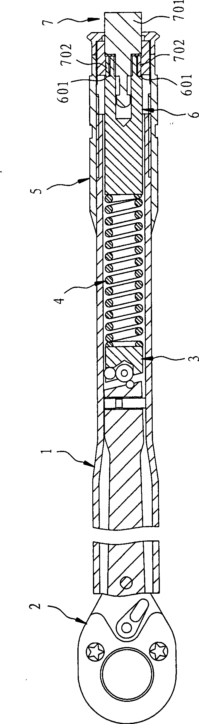 Torque wrench with control unit