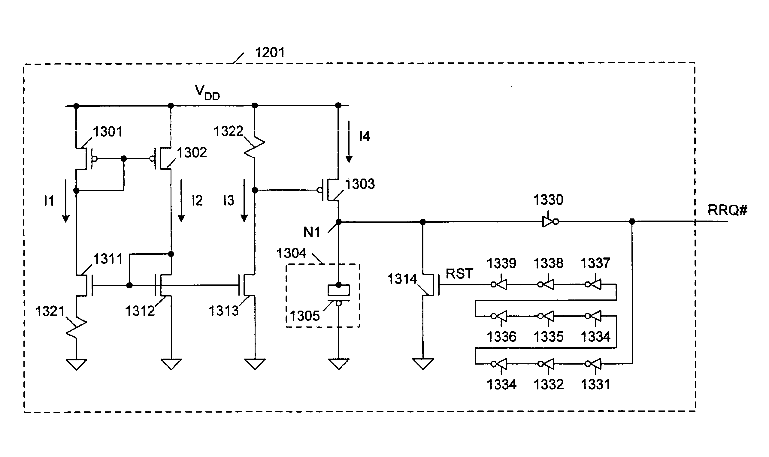 Method and apparatus for temperature adaptive refresh in 1T-SRAM compatible memory using the subthreshold characteristics of MOSFET transistors