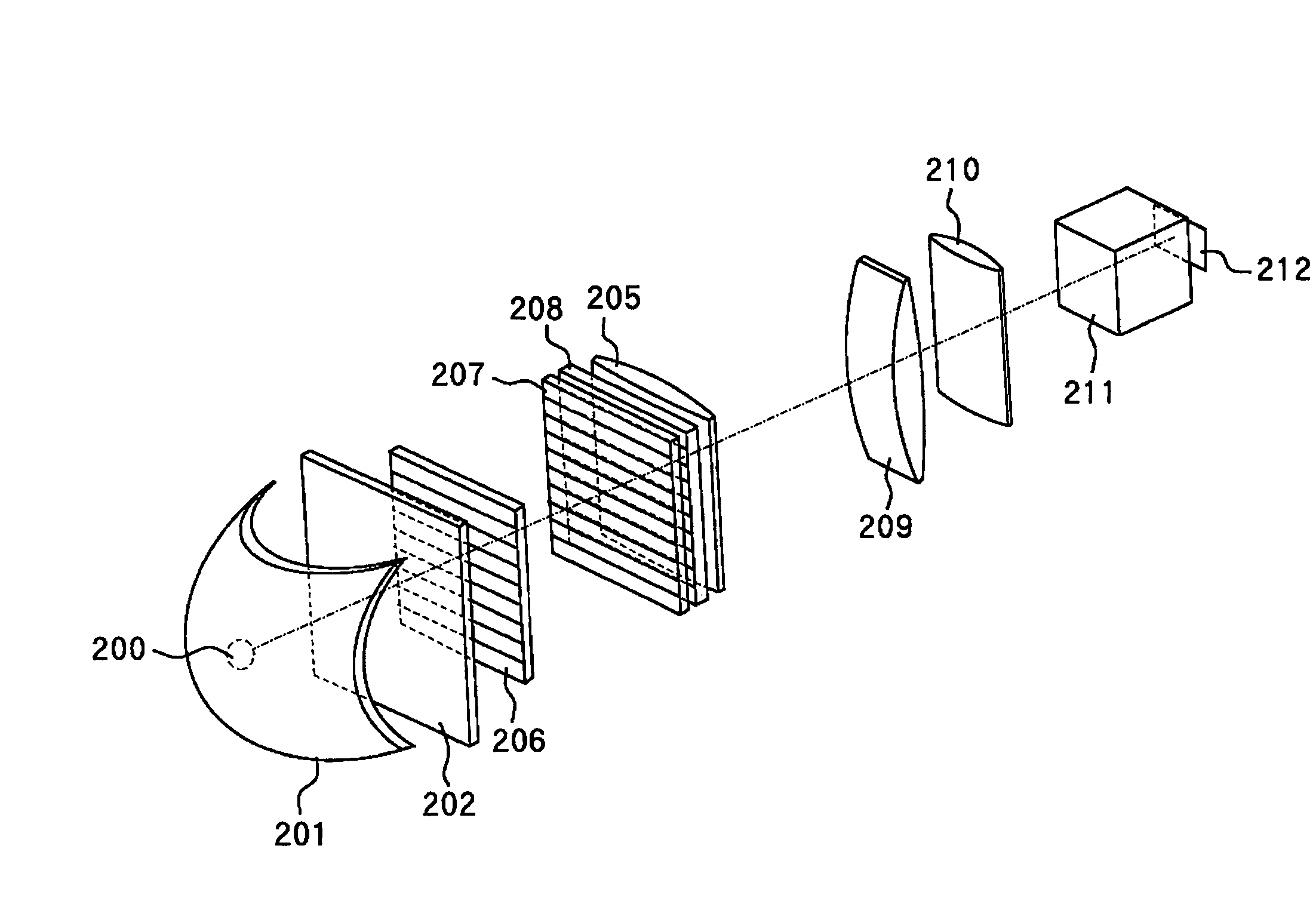 Illumination optical system and projection display optical system