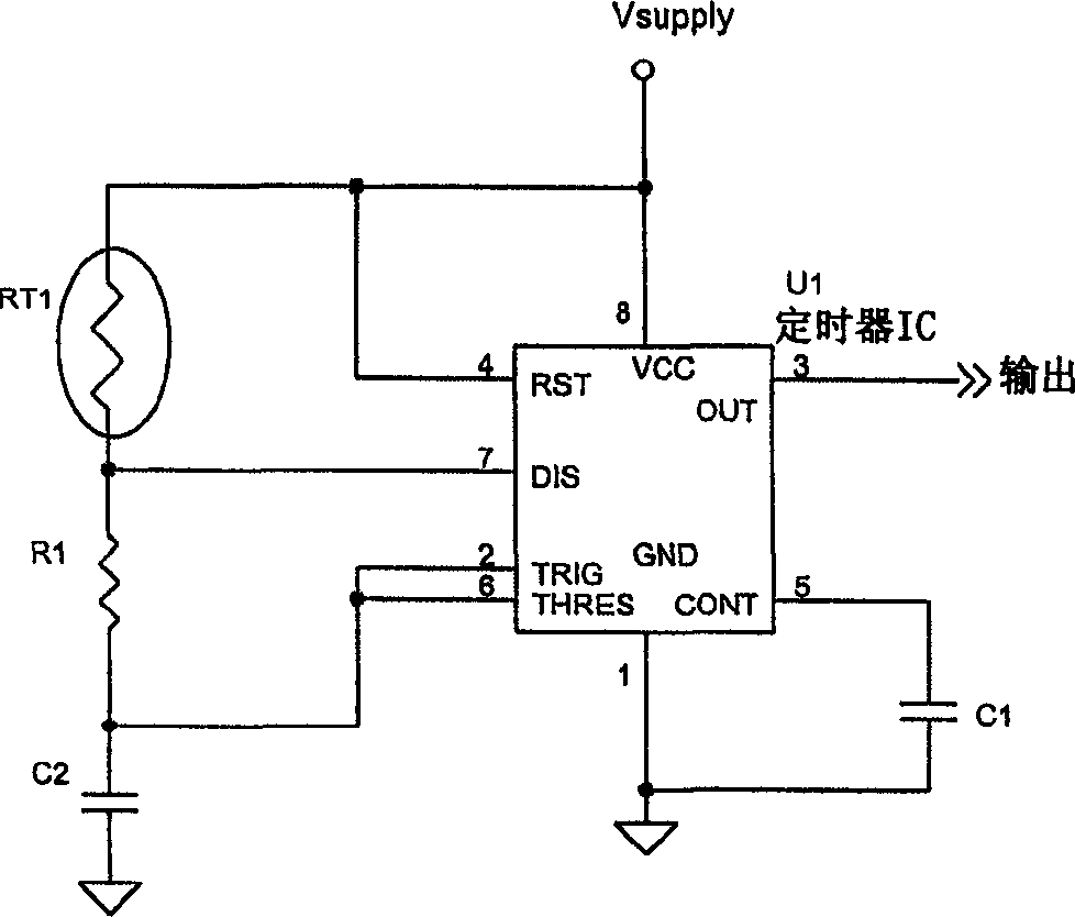 Digital sensor for miniature medical thermometer and body temp. monitor