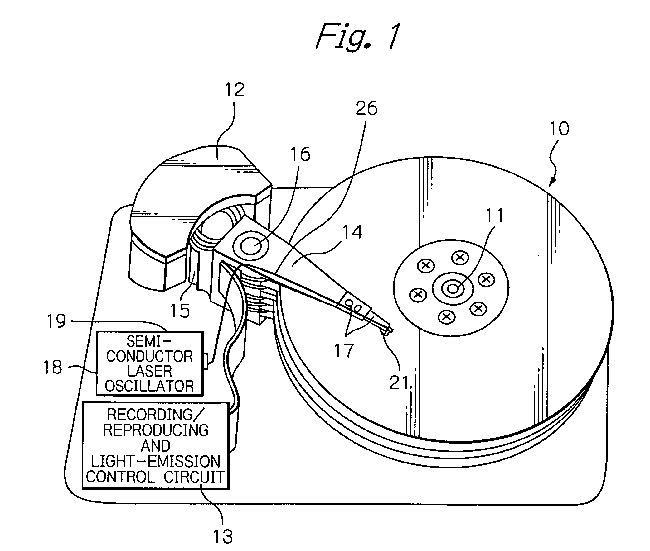 Thin-film magnetic head having near-field-light-generating portion with trapezoidal end