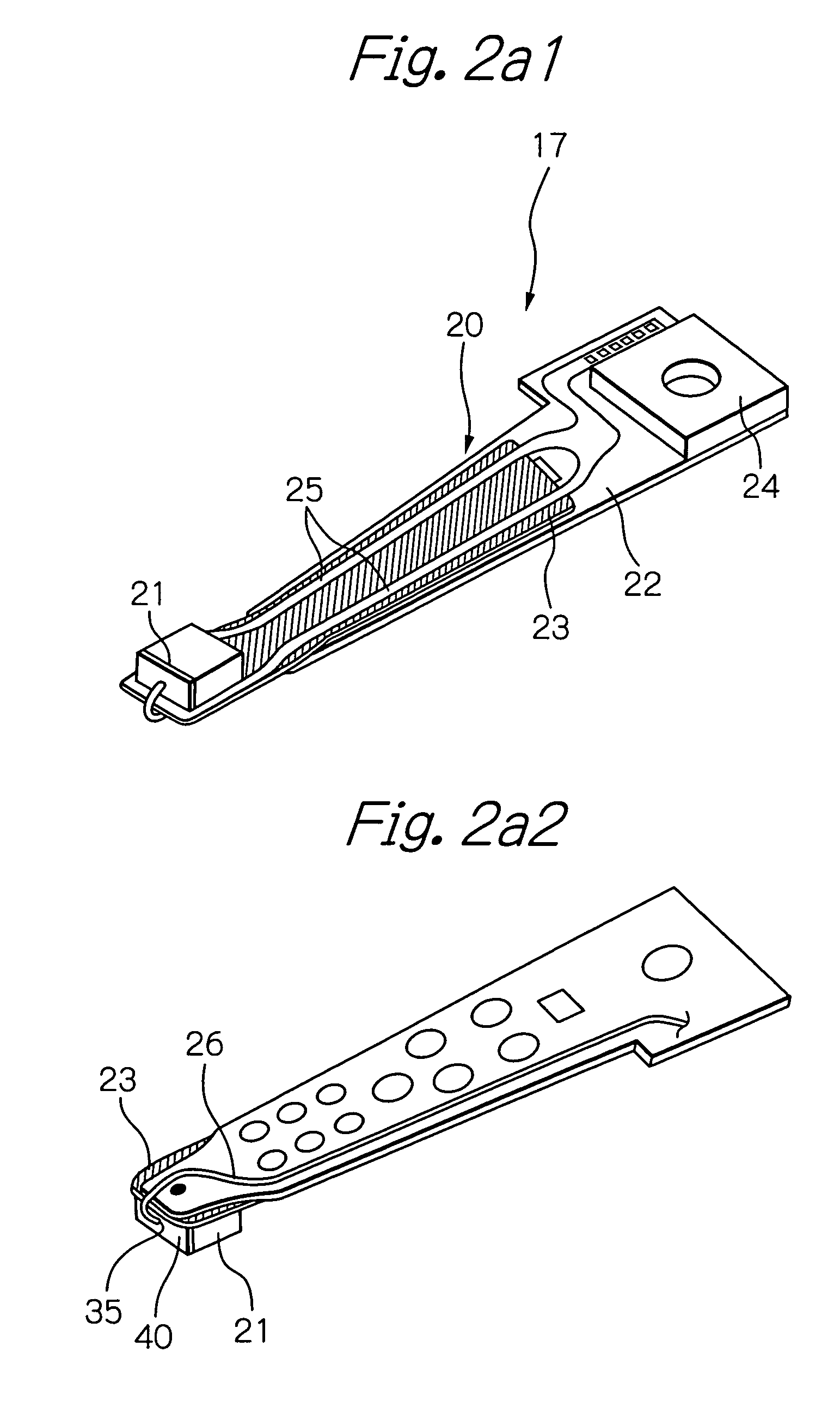 Thin-film magnetic head having near-field-light-generating portion with trapezoidal end